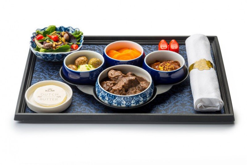 KLM lanza un nuevo menú para sus pasajeros de Business Class